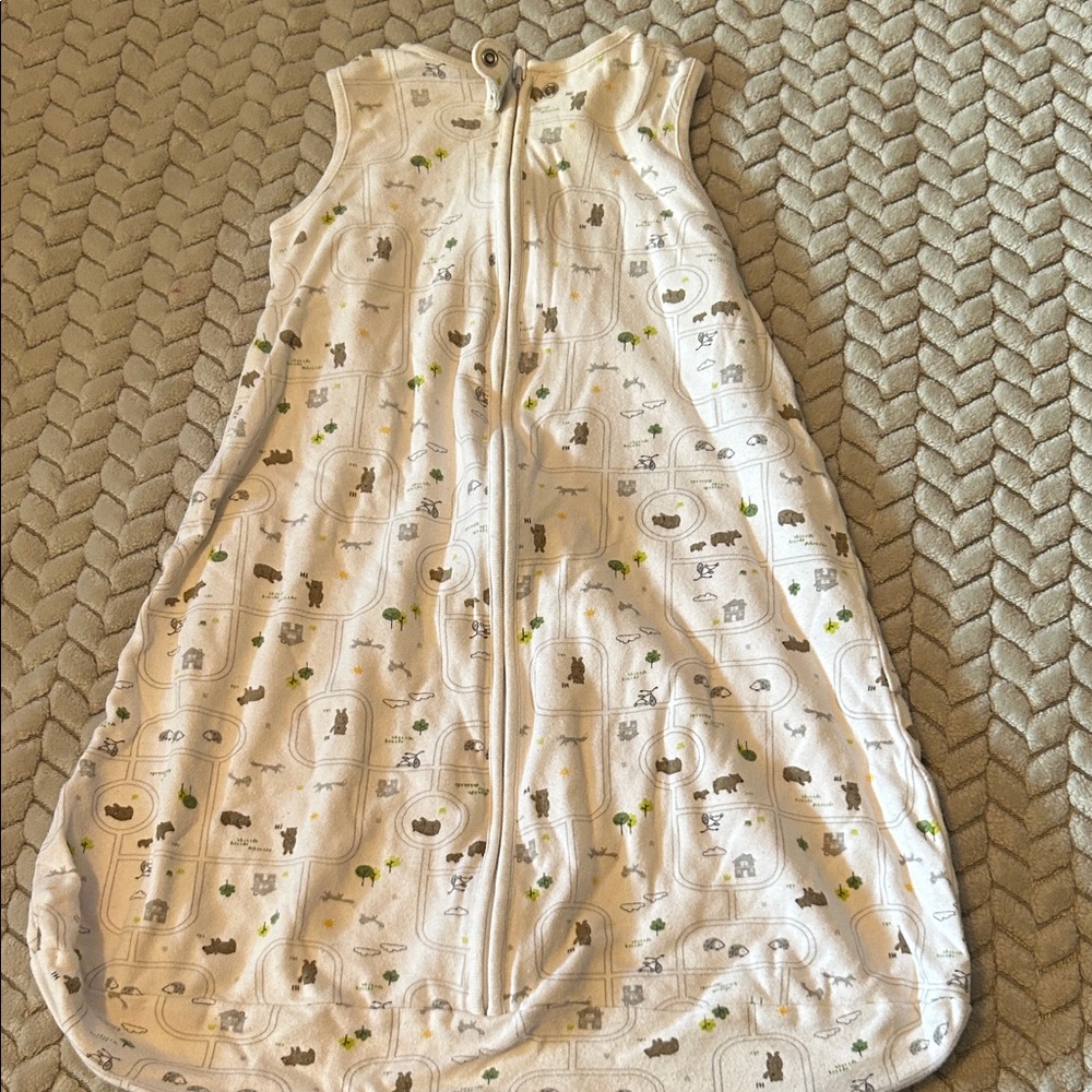 Carter's White and Green Sleep Sack